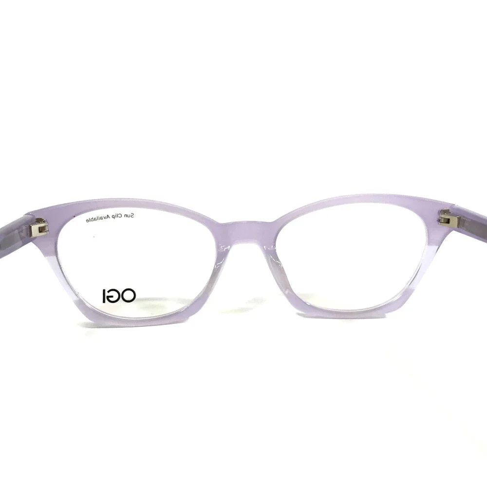 OGI Eyeglasses Frames HERITAGE 9121/2235 Lilac Bloom Purple Cat Eye 49-18-140